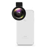 Powstro Phone Camera Lens 2 in 1 Professional HD 37MM 0.45X 49UV Super Wide Angle+12.5X Macro Lens For Most Smartphone Tablet