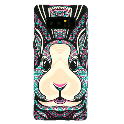 Protective Phone Cover Scratch-resistant Shockproof Rabbit Pattern TPU Soft Phone Case Cover for Samsung GALAXY Note8