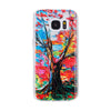 Fashion Colorful Tree Pattern Protective Phone Cover Scratch-resistant Shockproof Soft Phone Case for Samsung