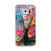 Fashion Colorful Tree Pattern Protective Phone Cover Scratch-resistant Shockproof Soft Phone Case for Samsung