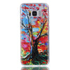 Fashion Colorful Tree Pattern Protective Phone Cover Scratch-resistant Shockproof Soft Phone Case for Samsung