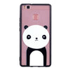 Giant Panda Shape Phone Case Soft Ultrathin TPU Case Embossment Varnish Design Drop-proof Phone Case Shell for Huawei