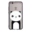 Giant Panda Shape Phone Case Soft Ultrathin TPU Case Embossment Varnish Design Drop-proof Phone Case Shell for Huawei