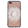 Lace Phone Case Soft TPU Bumper Case Embossment Varnish Design Scratch Resistant Phone Case for iPhone