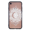 Lace Phone Case Soft TPU Bumper Case Embossment Varnish Design Scratch Resistant Phone Case for iPhone