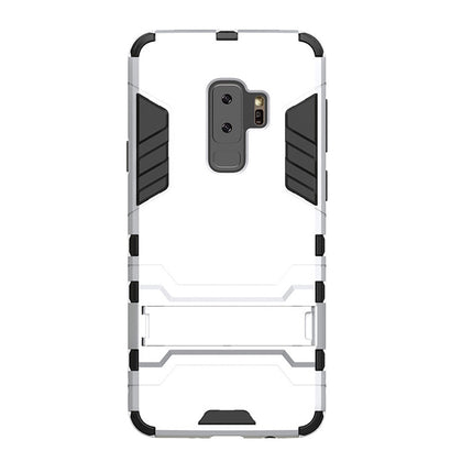 Hybrid Combo Dual Layer Rugged Phone Case Heavy Duty Shockproof Kickstand Case PC Hard Back Cover for Samsung Galaxy S9 Plus