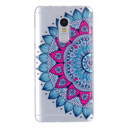 Fashion Phone Case Mandala Flower Cover Soft Phone Cover Protective Phone Shell for Xiaomi Redmi Note4