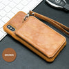 iPhone X Zipper Wallet Case,iPhone X Wallet Case, Leather Wallet Zipper Case with card holder