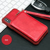 iPhone X Zipper Wallet Case,iPhone X Wallet Case, Leather Wallet Zipper Case with card holder