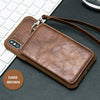 iPhone X Zipper Wallet Case,iPhone X Wallet Case, Leather Wallet Zipper Case with card holder