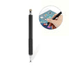 Multifunctional 2 in 1 Capacitive Stylus Touch Pen Universal Accurate Touch Screen Sensitive Stylus Pens With Fine Fiber Tips for Touch Screen Smartphones and Tablets (Black)