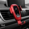 Qi Wireless Charger Car Holder for iPhone XS XR Samsung Mobile Phone Holder Stand Air Vent Mount Gravity Car Phone Holder