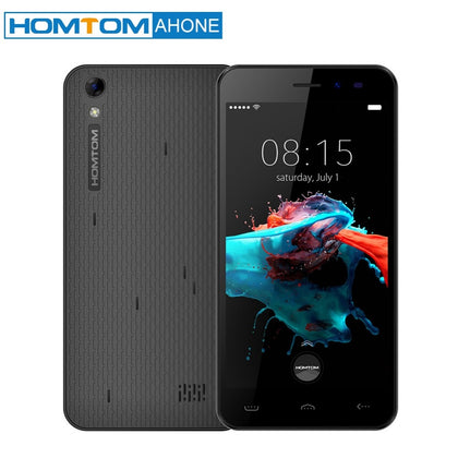 HOMTOM HT16 Smartphone 3G WCDMA Android 6.0 Quad Core MTK6580 5.0" Screen 1GB RAM 8GB ROM Dual Cameras Mobile Phone