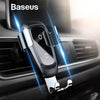 Qi Wireless Charger Car Holder for iPhone XS XR Samsung Mobile Phone Holder Stand Air Vent Mount Gravity Car Phone Holder