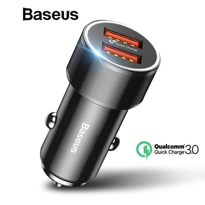 36W Dual USB Quick Charge QC 3.0 Car Charger For iPhone USB Type-C PD Fast Charger Mobile Phone Quick Charger Car-Charger
