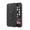 Hybrid Combo Rugged Phone Case Heavy Duty Shockproof Ring Holder Case Hard Back Cover for iPhone