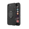 Hybrid Combo Rugged Phone Case Heavy Duty Shockproof Ring Holder Case Hard Back Cover for iPhone