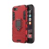 Hybrid Combo Rugged Phone Case Heavy Duty Shockproof Ring Holder Case Hard Back Cover for iPhone