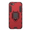 Hybrid Combo Rugged Phone Case Heavy Duty Shockproof Ring Holder Case Hard Back Cover for iPhone