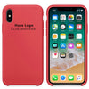 Silicone Original Have LOGO Case For iPhone 6 6s Plus 7 8 Plus Cover for iPhone XS MAX XR X 8 7 6 6s s Cases Mobile Phone Case